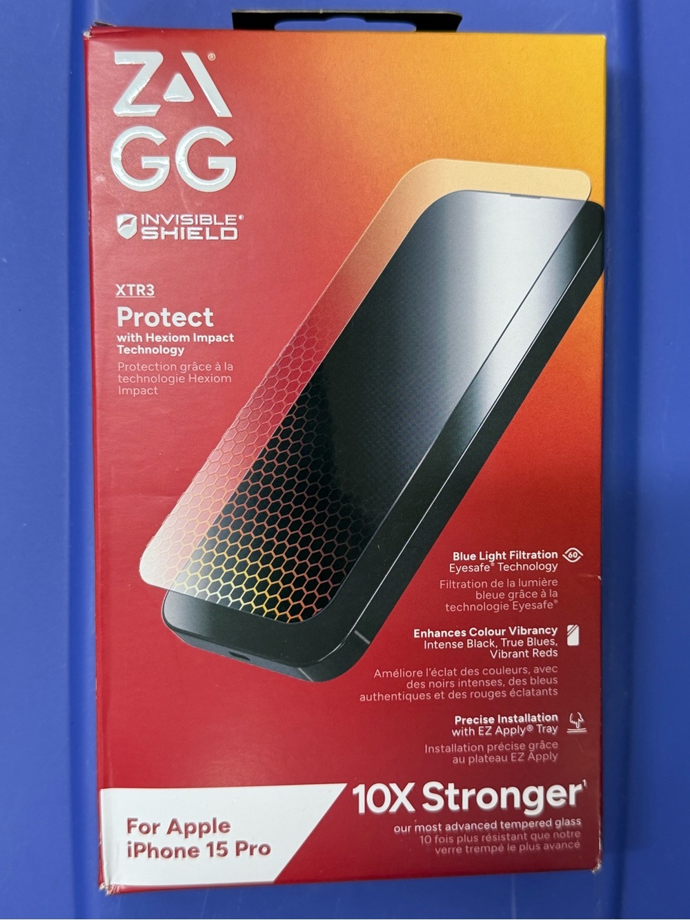 ZAGG InvisibleShield Screen Protector for iPhone 15 Pro